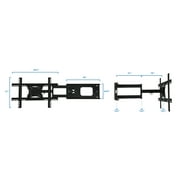 Mount-It! Full Motion TV Wall Mount with Long 24 Extension, Fits 32-70 TVs, Capacity 100 lbs.