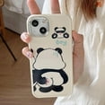 thumbnail image 3 of Cute Panda Couples Funny Grab Butt Soft Phone Case Compatible with iPhone Case (White,iPhone 12 Pro), 3 of 6