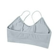 thumbnail image 5 of Bigersell Wireless Bra Clearance Bras for Women No Underwire T-Shirt Bra Style R1304 V-Neck No Underwire Bras Pull-On Bra Closure Women's Plus Size Underwire Sports Bras Gray L, 5 of 6