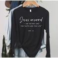 thumbnail image 6 of JESUS ANSWERED Graphic Long Sleeve T-Shirt, 6 of 10