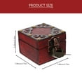 thumbnail image 2 of GOOHOCHY 1Pack Jewelry Box with Lock in Retro Style for, 2 of 8
