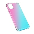 thumbnail image 1 of figatia Back Cover TPU Bumper Shockproof Anti-scratch cap Case for - for Iphone11 pink and blue, as described for Iphone11 Pink Blue, 1 of 9