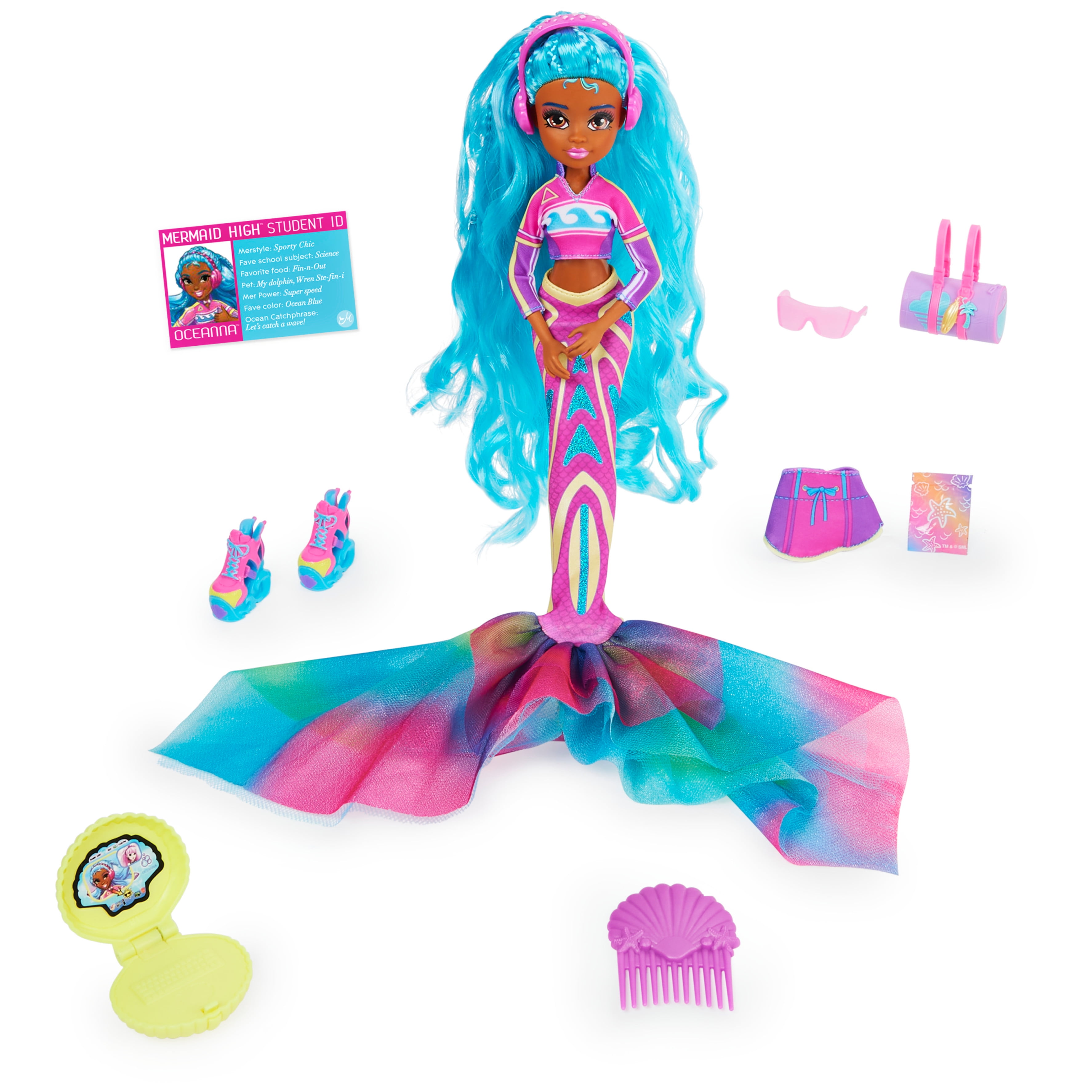 Details about   Girls Toys Barbie Dolls Fairy With A Unicorn & Princess Playing Toys Mermaid 
