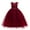 Red-01, variant on Ugoldhm Girls' Mesh Ball Gown Sleeveless Dresses Solid Dressy for Birthday Party & Fashion Show, 7-14 Years