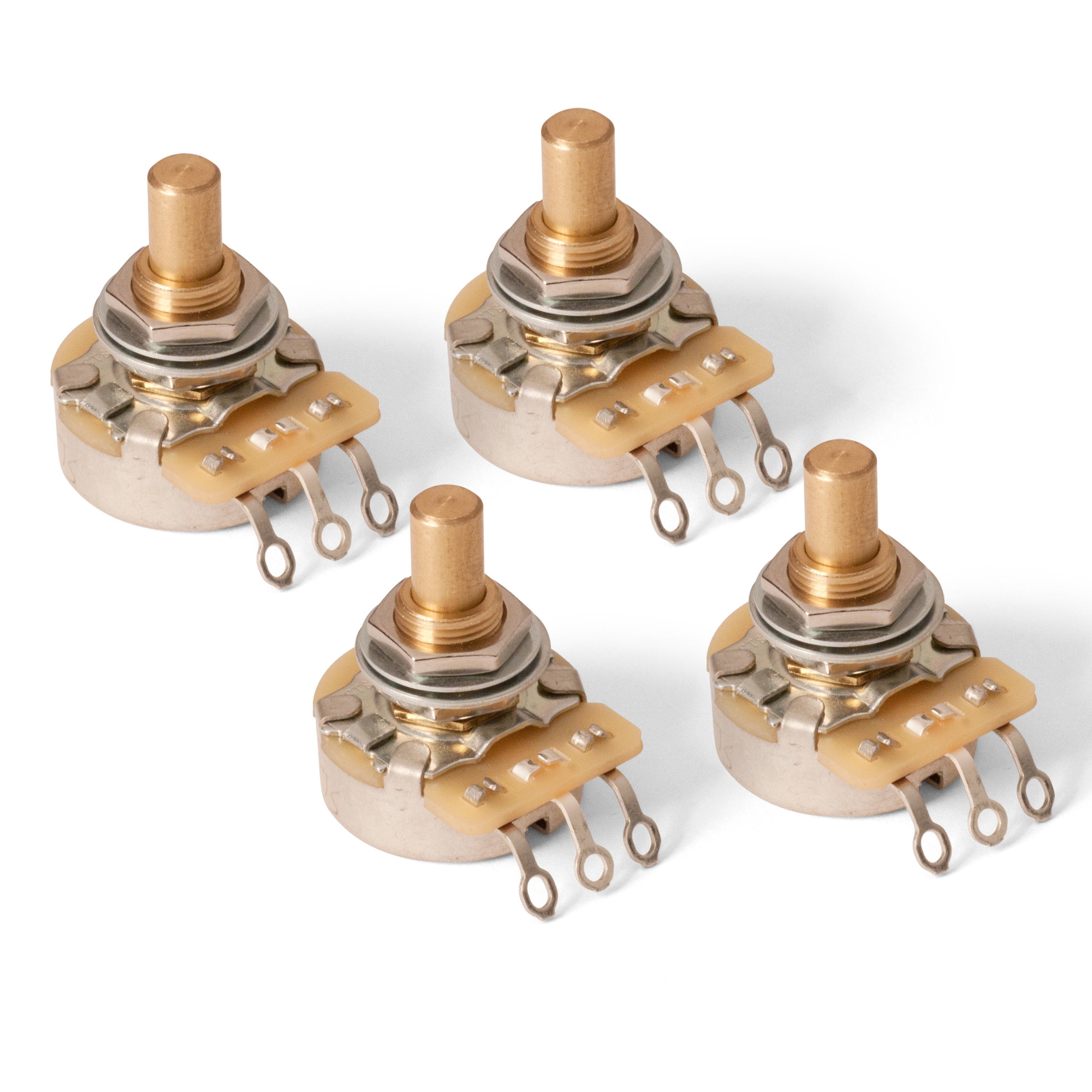 Emerson Pro CTS Pots, Solid shaft, 500Kohm 4 pack