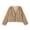 Khaki, variant on Sundazz Women's Winter Faux Fur Coats Cropped Fuzzy Jacket Warm Open Front Outerwear Fashion Clothing