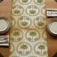 thumbnail image 5 of Table Runners 72 Inches Long Dress Scarves, Vintage Palm Trees Farmhouse Kitchen/Dining Table Runner, Coffee Tablerunners, Summer Botanical Retro Watercolor 16x72 Inch, 5 of 9