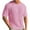 Pink, variant on Men's Clothing Dgankt Golf Accessories Men's Summer Solid Round Neck Short Sleeved Knitted T-shirt