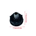 thumbnail image 3 of Contenedor de agua Válvula adaptador Reemplazo Home Garden Manguera Plástico Acero inoxidable Conectores Depósito de 60 mm Entrada 1/2 pulgada sidaley TO001136-00, 3 of 7