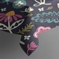 thumbnail image 3 of Pioneer Flower Floral Print Pattern Rectangle Tablecloth 60"x84",Waterproof Polyester Rectangle Table Cloth, Wipeable Spillproof Polyester Tablecloth for Dining, Camping, Indoor and Outdoor, 3 of 5