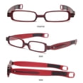 thumbnail image 4 of Compact Mini Pocket Pen Clip Readers 360°Twist Presbyopic Eyeglasses Reading Glasses Folding Portable Anti Blue Light BLACK STRENGTH 3.5X, 4 of 8