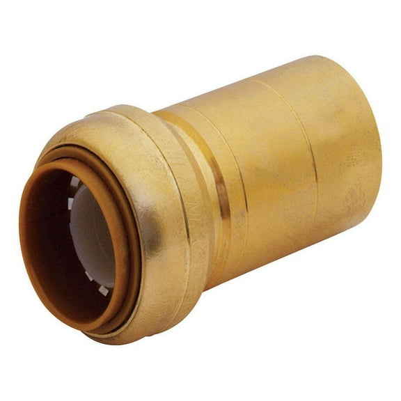 SharkBite 1 in. Push x 1/2 in. Dia. Sweat Brass Fitting Reducer