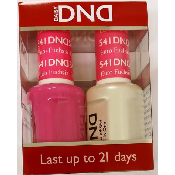 DND Duo Soak off Gel & Matching nail polish - #541 EURO FUCHSIA