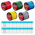 thumbnail image 4 of Hilo de pescar trenzado yeacher 300m caballo vigoroso PE gris/amarillo/azul/verde/rojo, 4 of 8