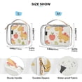 thumbnail image 4 of Cute Dinosaur Apples Makeup Bags Set Travel Toiletry Bags Portable Cosmetic Bags Organizer Waterproof 2 Packs, 4 of 7