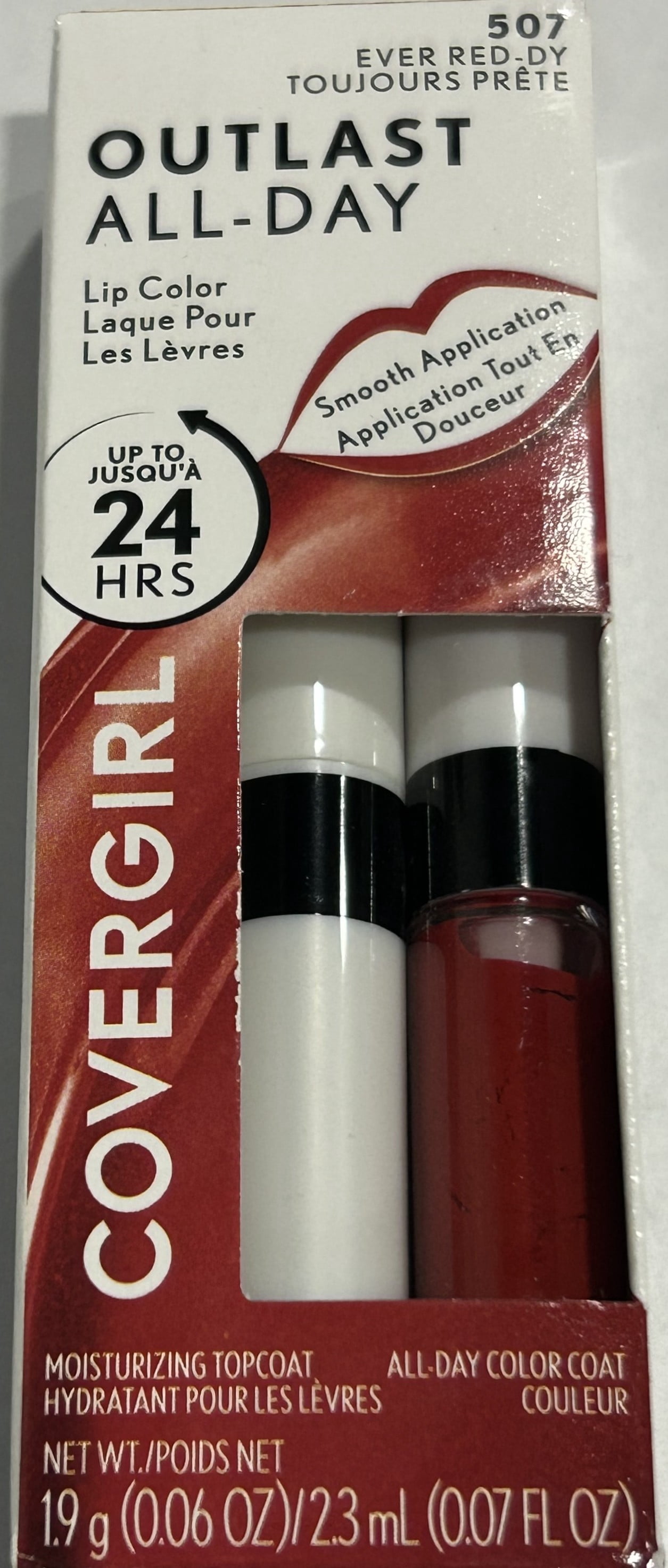 アメリカ限定 カバーガールアウトラスト 6本セット COVERGIRL Outlast Lipcolor, Berry Delicious 595, 0.07 Fl Oz