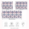thumbnail image 4 of Blue Anchor Pattern Pillowcase King Size 40''x20'' Satin Double-Sided Print Soft Wrinkle Resistant, 4 of 9