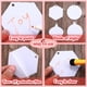 thumbnail image 3 of Discos artesanales 50 Piezas de Acrílico Transparente Adorno Navideño Panel Colgante en Blanco para Decoración, 3 of 9