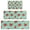 Pioneer Flower Floral-3, variant on Pioneer Flower Floral Print Pattern Kitchen Rugs Sets Of 3,Kitchen Runner Rugs Non Skid Washable,Decorative Kitchen Floor Mats for Kitchen,Sink,Laundry,17X30 Inch 17X47 Inch 17X59 Inch