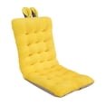 thumbnail image 2 of Cojín para silla de oficina Shamjiam Cojín del asiento con correas Suave con respaldo amarillo, 2 of 8