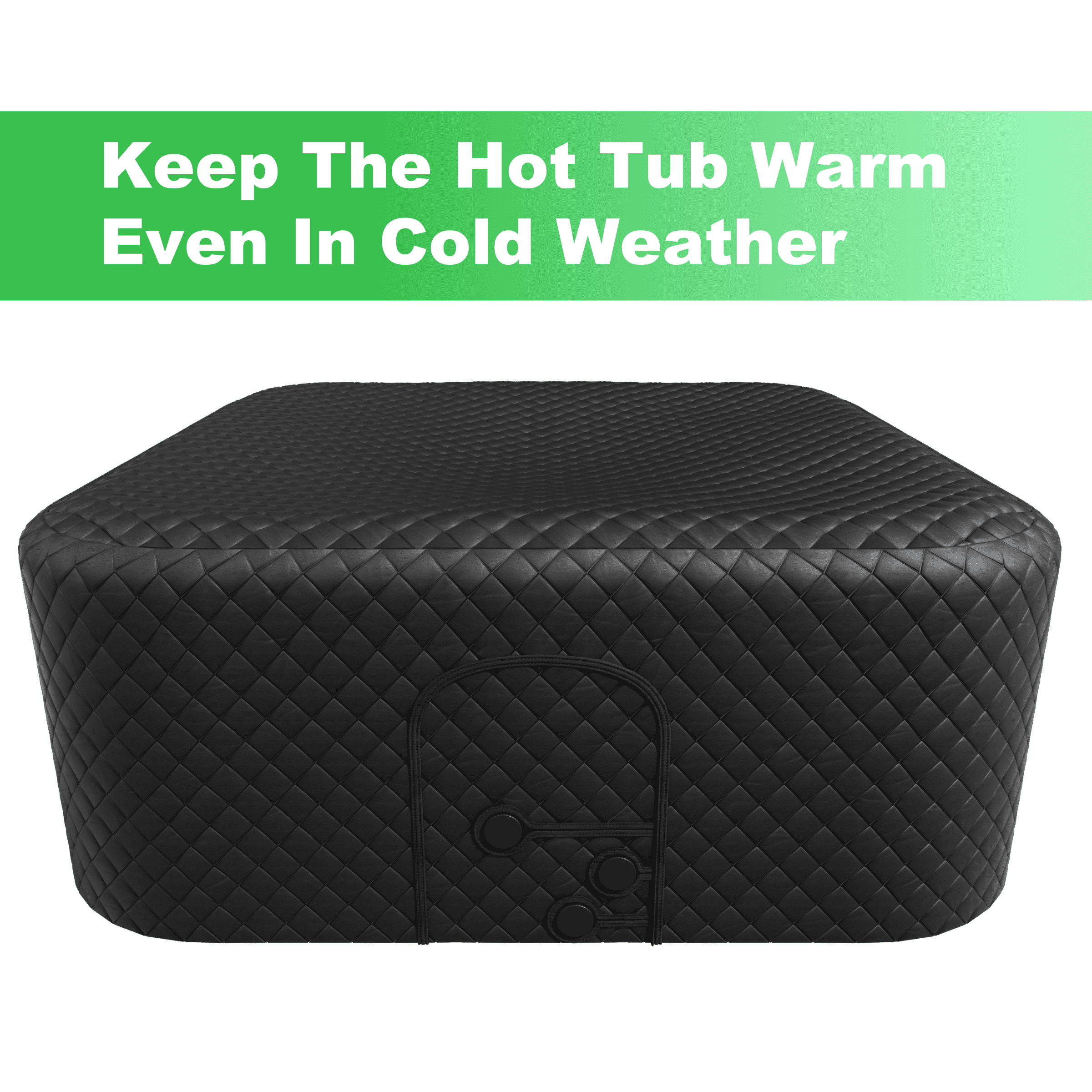 Outdoor Inflatable Hot Tub for 4 to 6 Person, Square 240 Gallon Portable Hot Tub Spa with Control Panel, Blow Up Spa Bathtub with 130 Bubble Air Jets, Filter