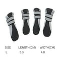 thumbnail image 4 of Zapatos para perros Pet Paw Protector Casual Boot Puppy Zapatillas antideslizantes (Black L) Ndcxsfigh Para estrenar, 4 of 8