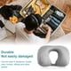 thumbnail image 4 of Inteprter Coche viaje aire vuelo inflable en forma de U almohada oficina siesta almuerzo descanso cuello 360 grados soporte cómodo cojín Juegos de cama gris claro flocado Inteprter HA009720-01, 4 of 6