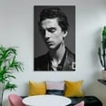 thumbnail image 6 of Black White Post - American Actor Timothée Chalamet Artworks Picture Print Poster Wall Art Painting Canvas Gift Decor Home Posters Decorative 24x36inch(60x90cm), 6 of 6