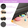 thumbnail image 6 of Under Couch Guards Toy Blocker - Strap Barrier for Under Sofa, Bed & Furniture Bottom Stop Things from Going Under | Easy to Install Gap Bumper Stopper for Toys (13.1 Ft by 3 Inch), 6 of 9
