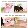 thumbnail image 5 of Botella de agua para perros para caminar, dispensador de agua de viaje para perros multifuncional y portátil con contenedor de comida, combinación de diseño desmontable, 5 of 5
