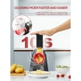 thumbnail image 7 of Aiheal Electric Cheese Grater, One-Touch Control?for Cheese, Cucumber, Carrot, Home Kitchen Use, BPA-Free, 7 of 7