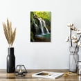 thumbnail image 2 of Elephant Stock Hana Waterfalls Wall Art - Vertical Canvas Wall Art - Living Room Wall Decor - Nature Canvas - Green And Yellow Decor - 8" x 12", 2 of 8