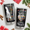 thumbnail image 2 of Autism Mom Gifts, Mothers Day Gifts for Mom from Daughter Son, Autism Mom Tumbler with Lid 20 oz, Autism Awareness Mom Birthday Gifts, 2 of 5