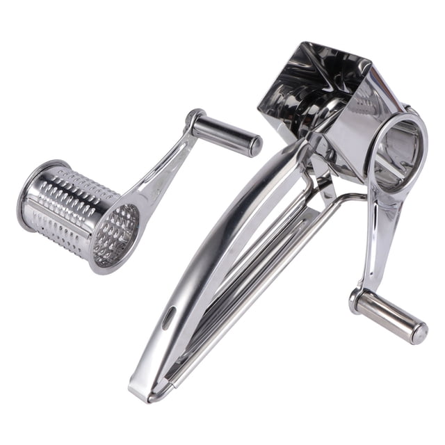 UPOUART 1Jgo Rallador Rotary De Queso Acero Inoxidable Para Cocina Con Opciones De Rallado Fino Y
