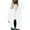 White, variant on fartey Womens Fuzzy Sherpa Hooded Cardigan Coat Winter Double Fleece Open Front Jacket Coat Plush Warm Plus Size Button Down Outwear, S-5XL