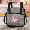 thumbnail image 5 of Bayer: Xeo Twin Pram - Butterfly Grey & Pink - Matching Handbag, Adjustable Handle, for Dolls Up to 20", 5 of 7