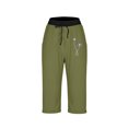 thumbnail image 5 of Plus Size Womens Capri Pants, Xunlbb Women’s Elastic Waist Summer Solid Casual WithPockets Outing Pants Capris(Green,L), 5 of 5