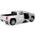 thumbnail image 2 of 2019 GMC Sierra 1500 SLT Crew Cab Pickup Truck Silver Metallic 1/24-1/27 Diecast Model Car by Motormax, 2 of 4