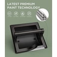 thumbnail image 5 of Recessed Toilet Paper Holder, Stainless Steel Durable Tissue Roll Holder Wall Mount for Bathroom Space Saving Design with Mounting Bracket, in Wall Toilet Paper Dispenser, Oil Rubbed Bronze, 5 of 8