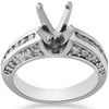 Pompeii3 1ct Diamond Semi Mount Engagement Ring Setting 14K