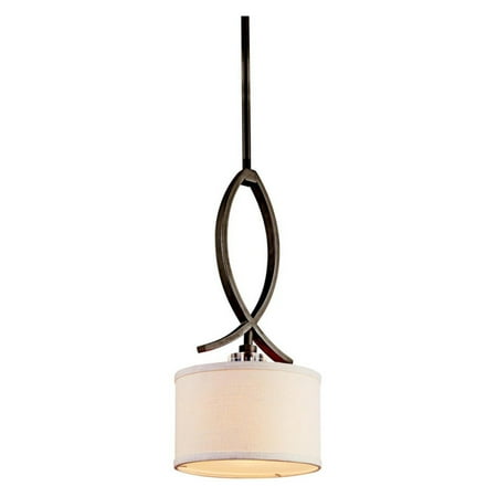 Kichler Olde Bronze Pendant - Kichler Leighton 42484OZ Mini Pendant - 8 in. - Olde Bronze