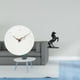 thumbnail image 2 of Reloj de pared silencioso con figura de caballo, ideal para decorar el hogar, la cocina, la oficina o . También sirve como adorno decorativo, 2 of 8