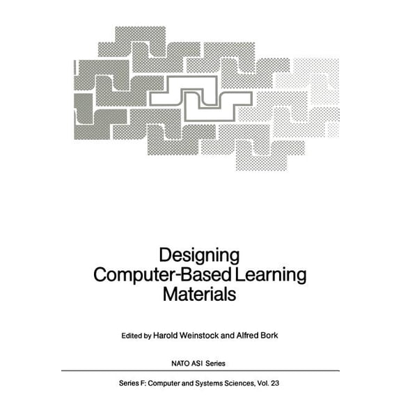 NATO Asi Subseries F: Designing Computer-Based Learning Materials, Book 23, (Paperback)