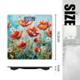 thumbnail image 2 of High Precision Body Weight Scale Smart Bathroom Scales with Large LCD Display(400lbs),Decorative for Bedroom-Red Poppies And Daisies In The Field On The Blue Background, 2 of 4