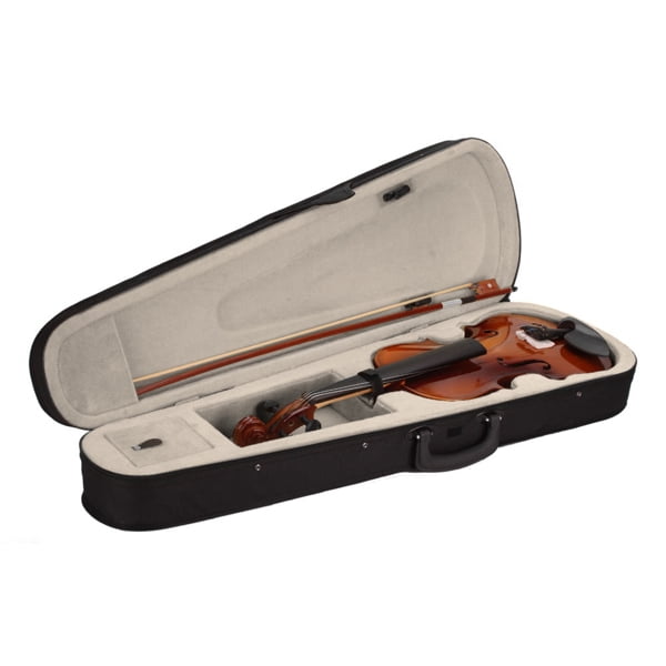 Alvantor 4/4 Full Size Acoustic Violin Set with Case, Bow, Rosin & Accessories