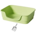 thumbnail image 2 of TISHITA Large Cat Litter Box Enclosure Design Four Seasons High Sided Cat Litter Pan green, 2 of 8