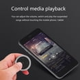thumbnail image 4 of Methold Mando a distancia inalámbrico Bluetooth para volante de coche, botón multimedia, controlador de teléfono móvil Cables de audio/vídeo plata, 4 of 6