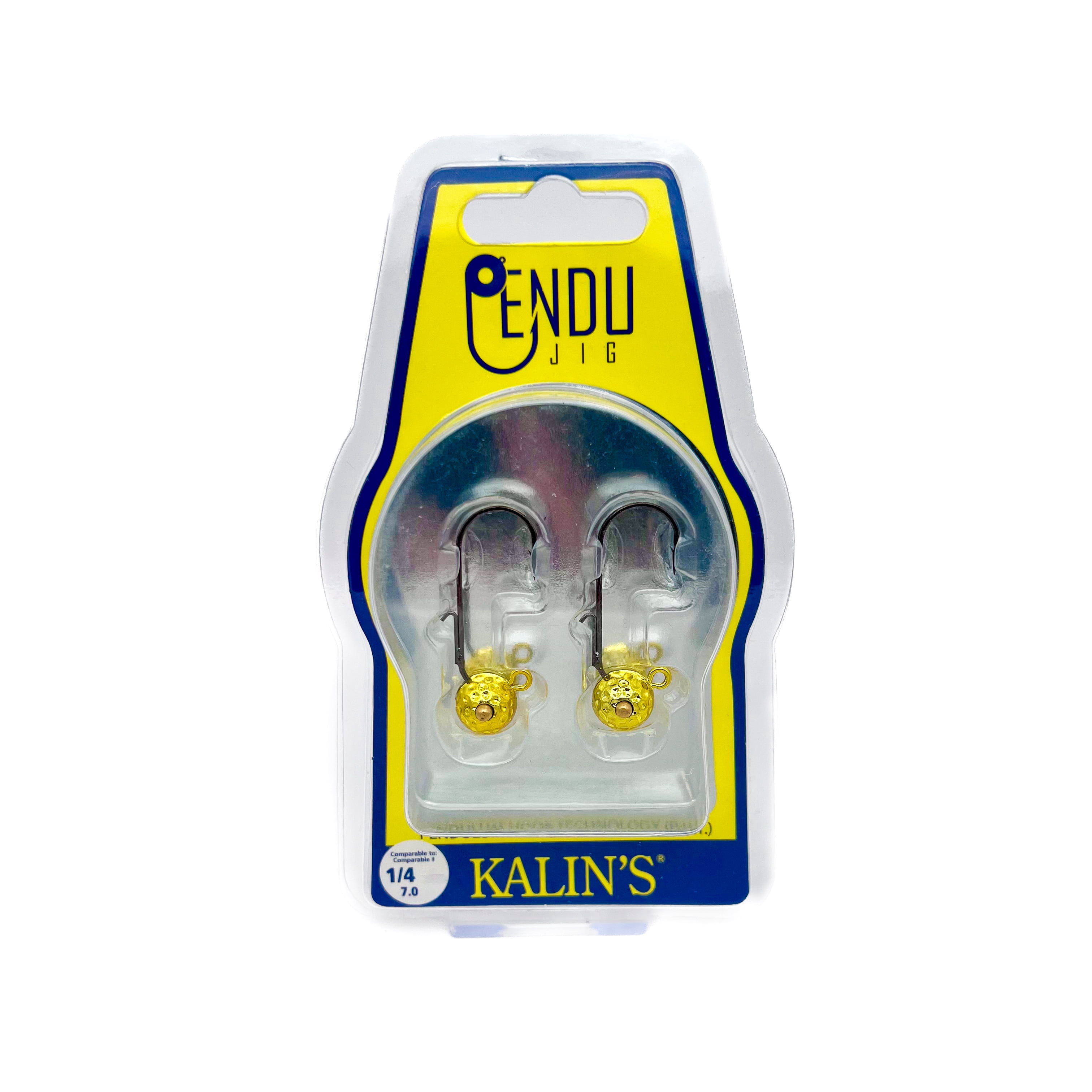Kalin's Pendu Sling Blade Jig, 1/4oz, Hammered Gold, 2-Pack
