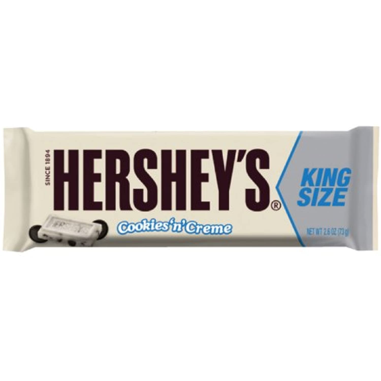 最大59%OFFクーポン HERSHEY'S Cookies 'n' Creme Candy Bar, King Size (Pack of 18) 