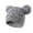 Light Gray, variant on YWOAGH Cozy Knitted Winter Hats For Kids Soft Flannel Lined Warm Cap With Double For Cold Weather Outdoor Light Gray 2-8